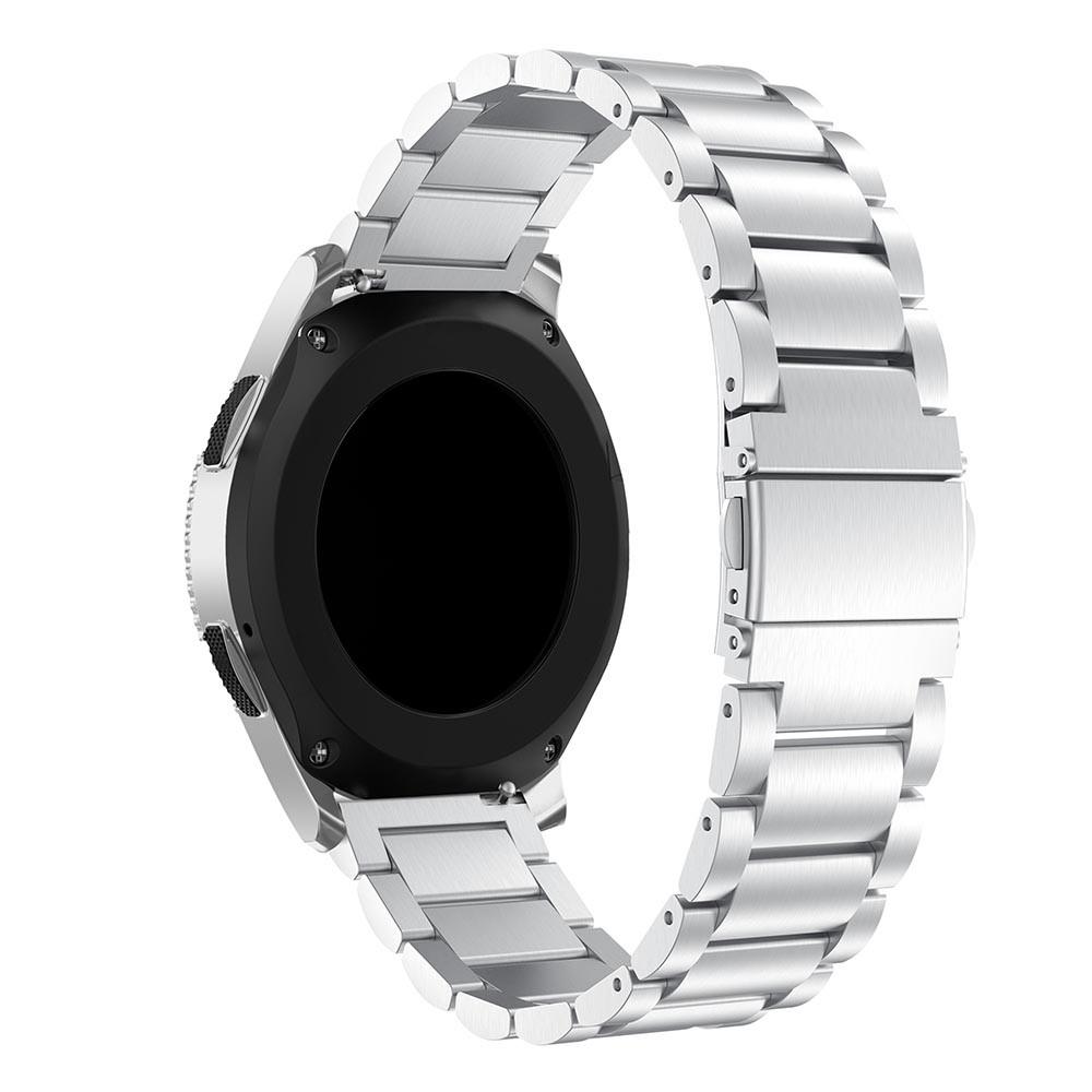 Samsung Galaxy Watch 46mm Stilrent linkarmbånd i metal, Sølv