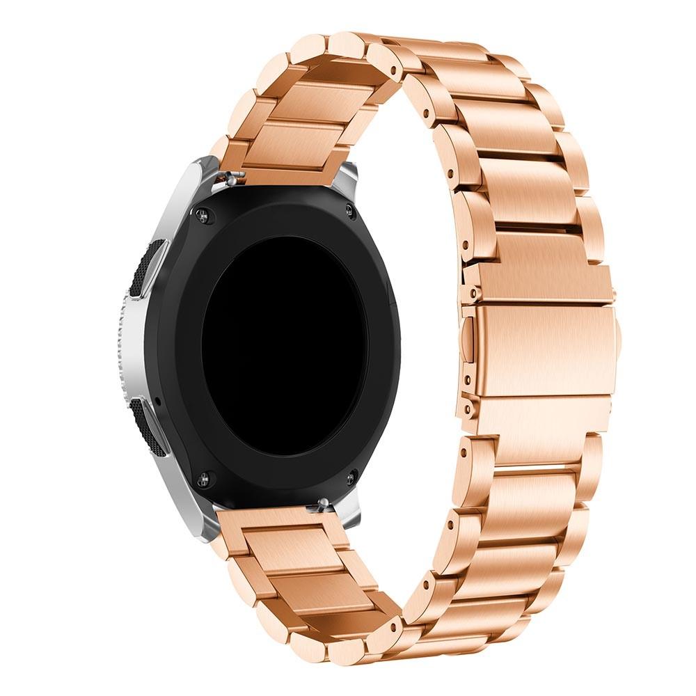 Samsung Galaxy Watch 46mm Stilrent linkarmbånd i metal, Rose guld