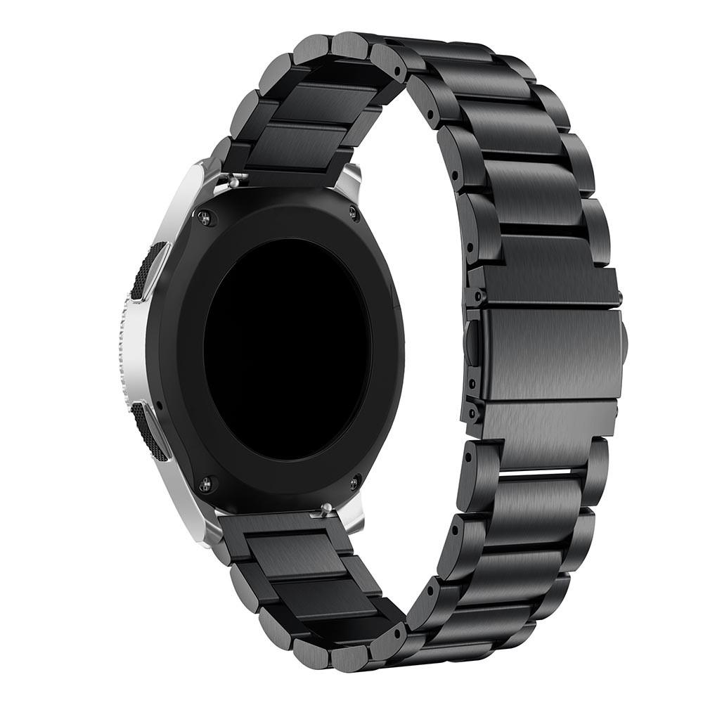 Samsung Galaxy Watch 46mm Stilrent linkarmbånd i metal, Sort
