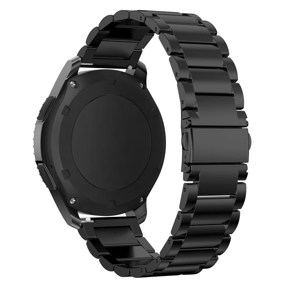 Samsung Gear S3 Frontier Stilrent linkarmbånd i metal, Sort