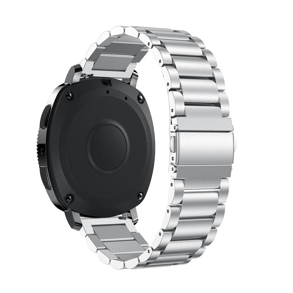 Samsung Gear Sport Stilrent linkarmbånd i metal, Sølv