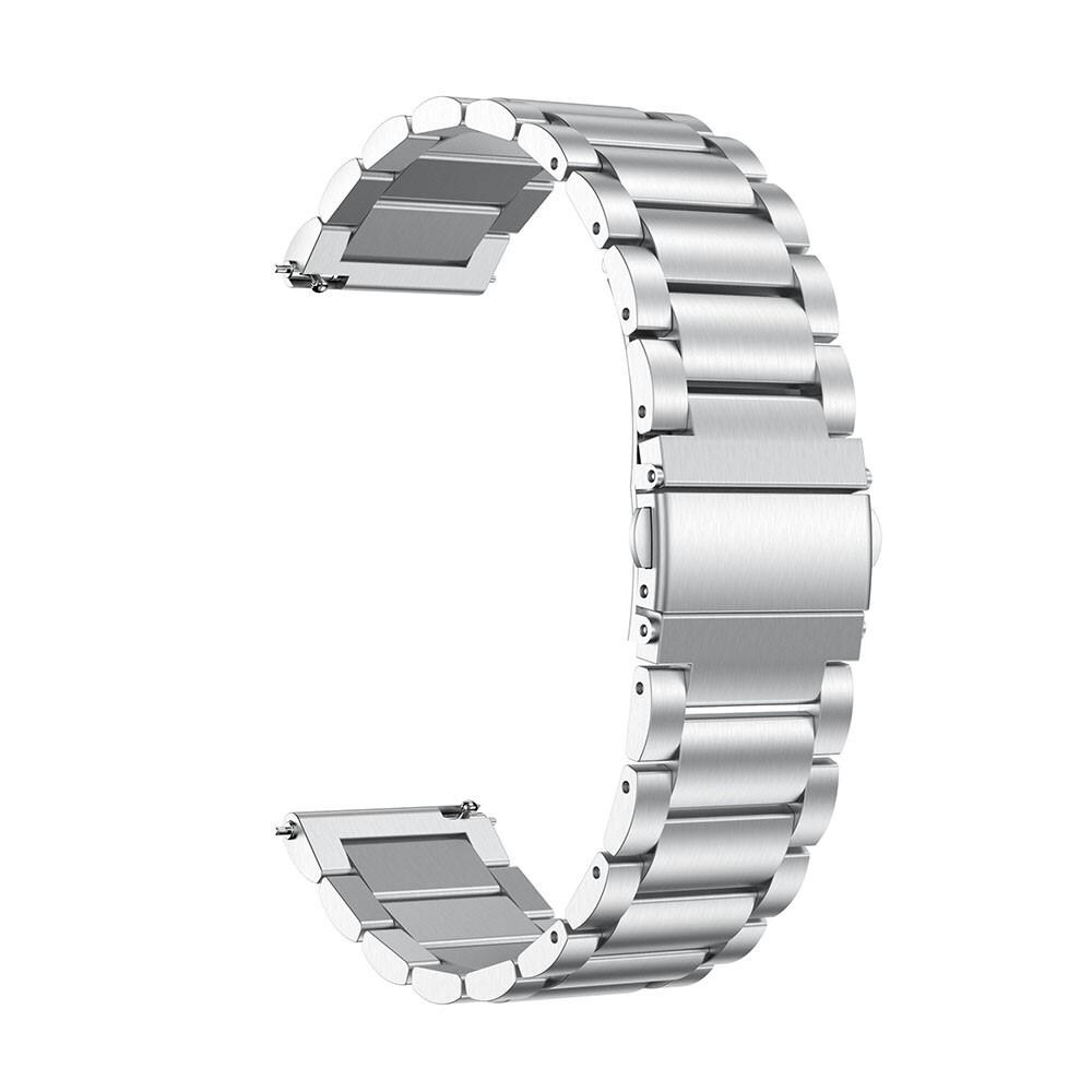 Samsung Gear Sport Stilrent linkarmbånd i metal, Sølv