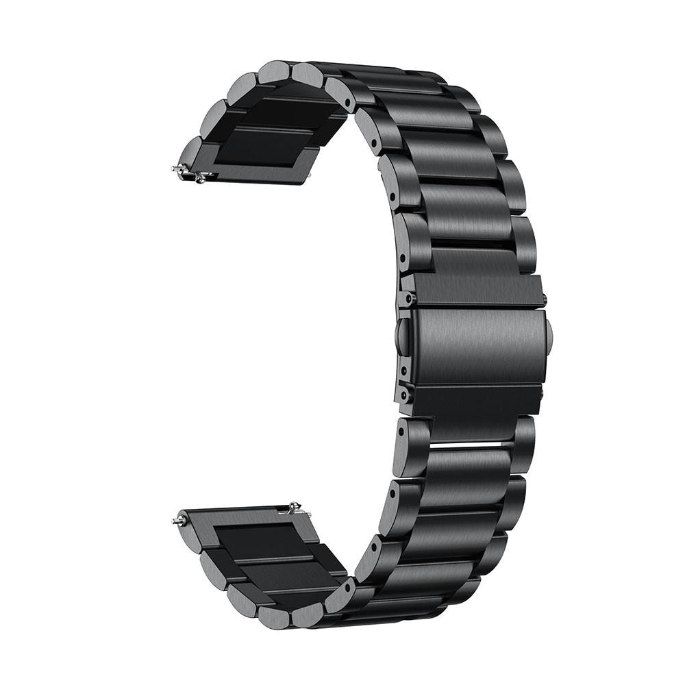 Samsung Gear Sport Stilrent linkarmbånd i metal, Sort