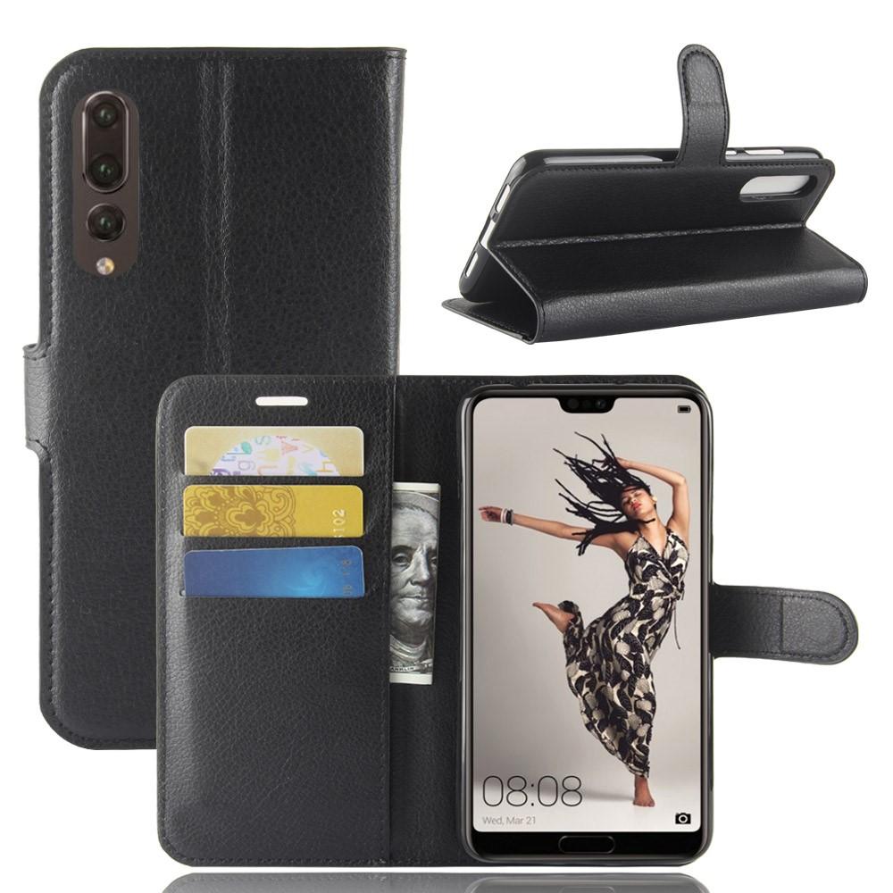 Huawei P20 Pro Enkelt mobiletui, Sort