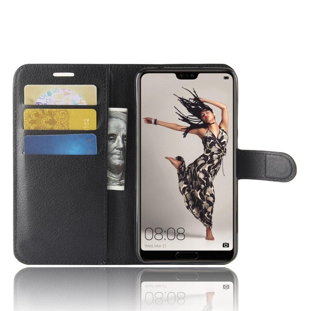 Huawei P20 Pro Enkelt mobiletui, Sort