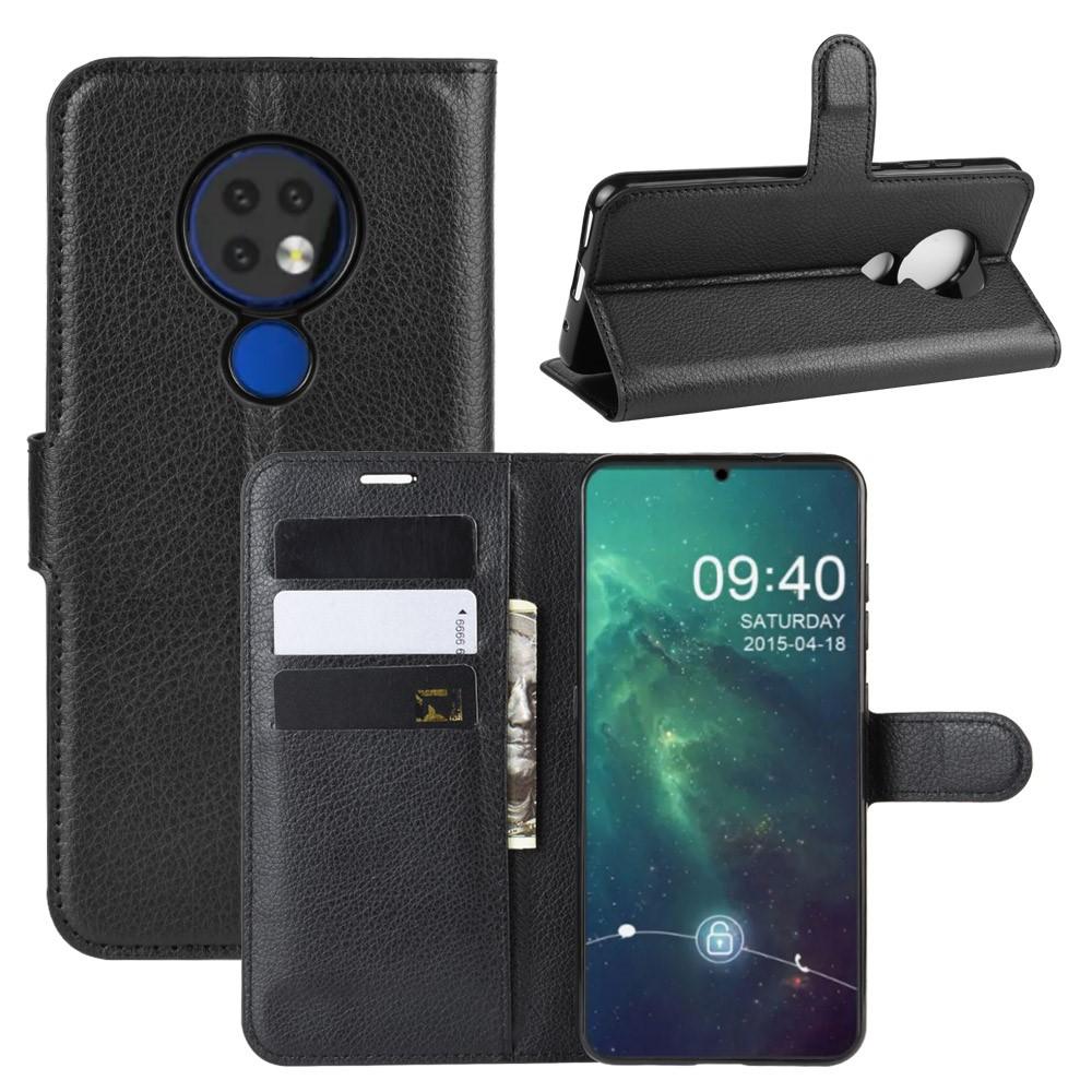 Nokia 6.2/7.2 Enkelt mobiletui, Sort