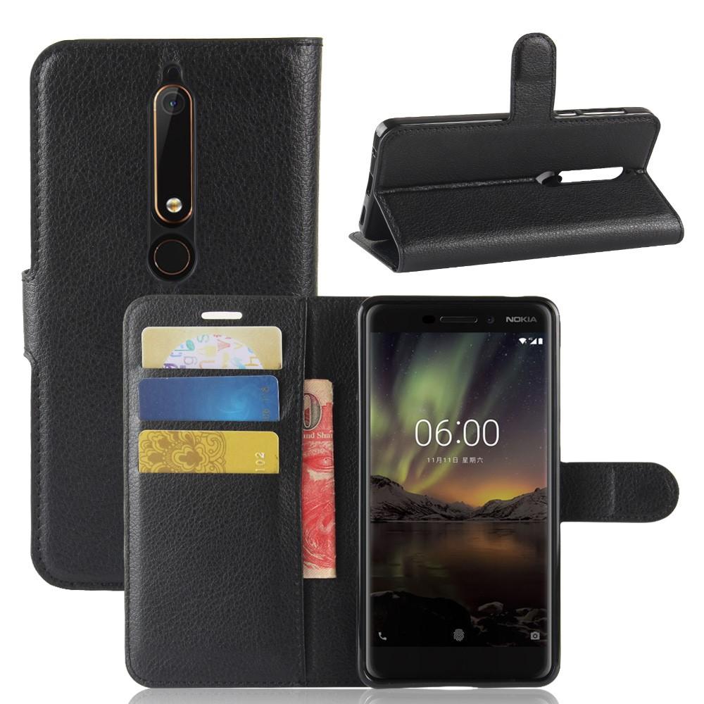 Nokia 6.1 2018 Enkelt mobiletui, Sort