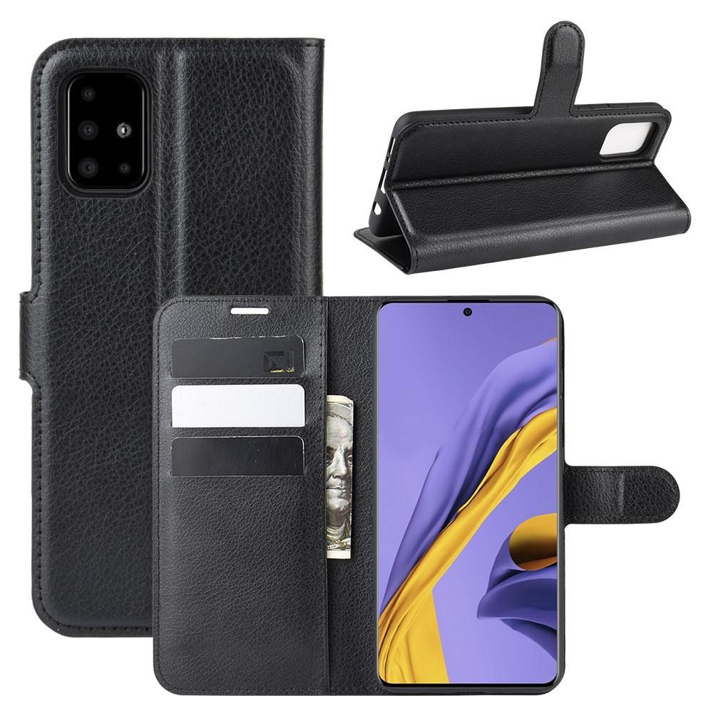 Samsung Galaxy A51 Enkelt mobiletui, Sort