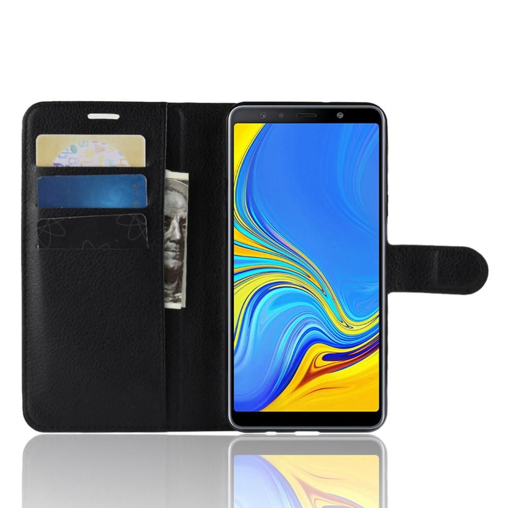 Samsung Galaxy A7 2018 Enkelt mobiletui, Sort