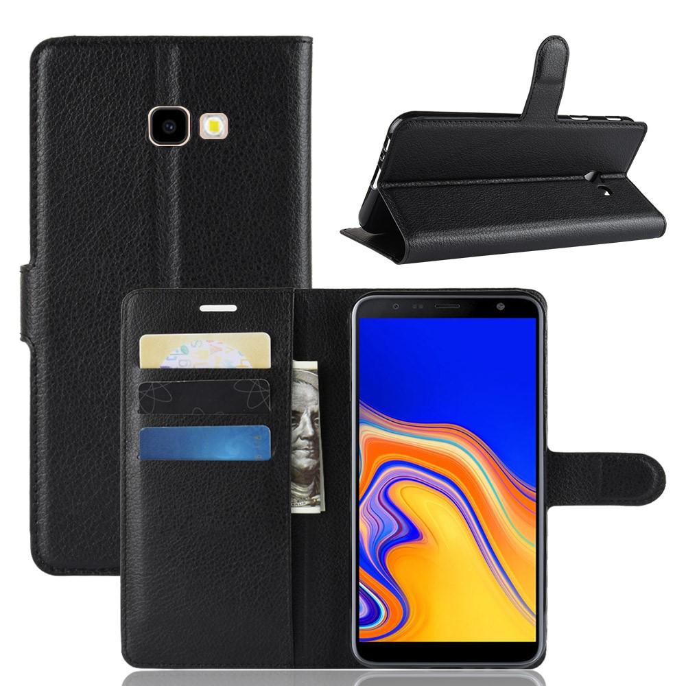 Samsung Galaxy J4 Plus 2018 Enkelt mobiletui, Sort