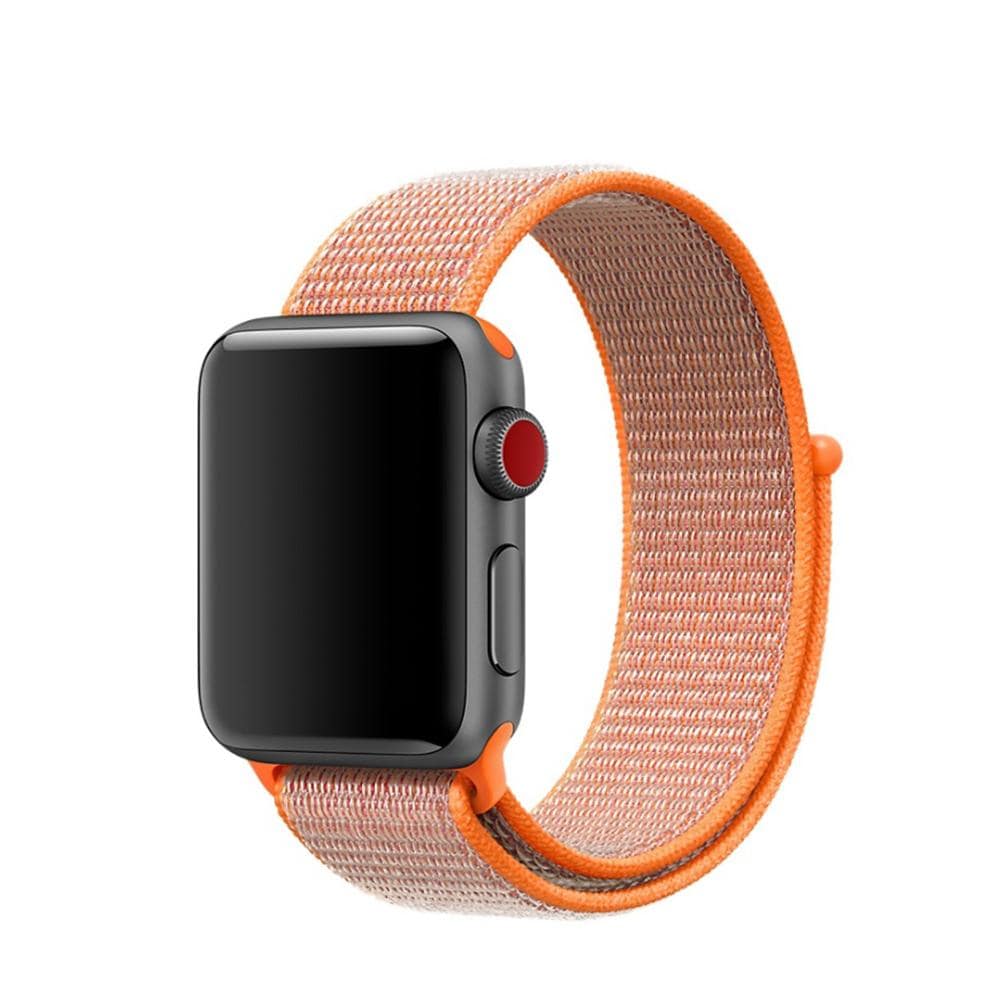 Apple Watch Series 10 46mm Armbånd i nylon, Orange