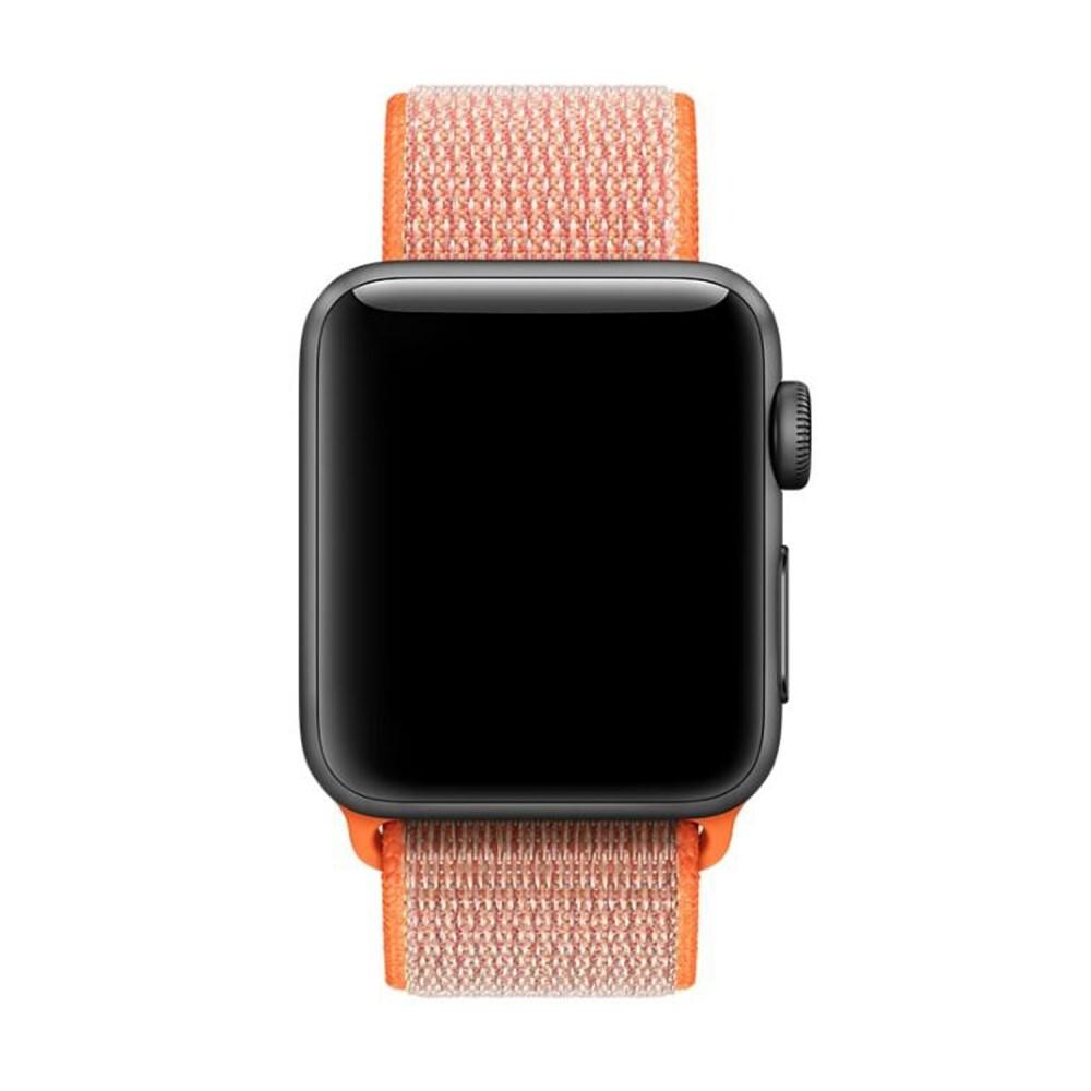 Apple Watch Series 8 45mm Armbånd i nylon, Orange