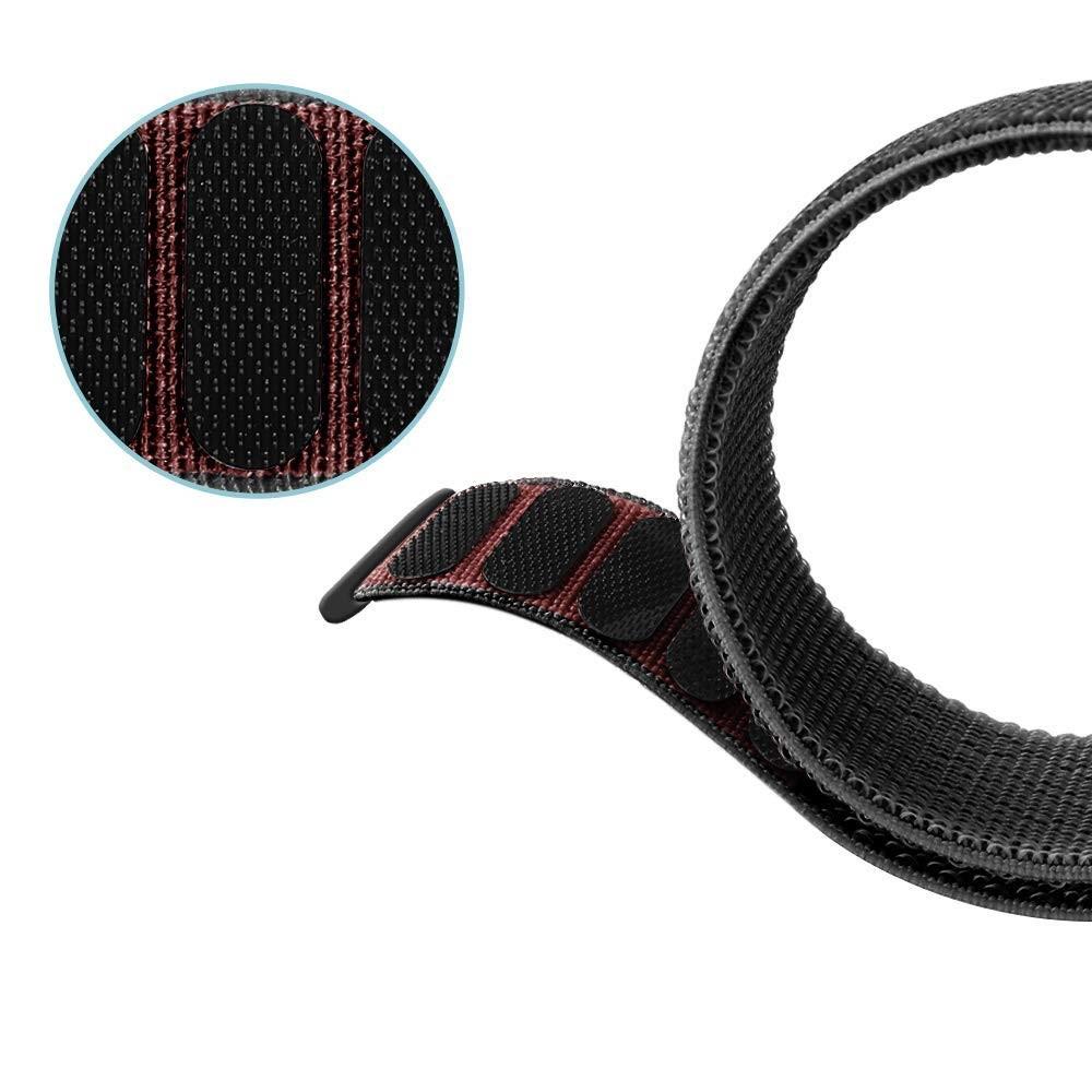 Fitbit Charge 3/Charge 4 Armbånd i nylon, Sort