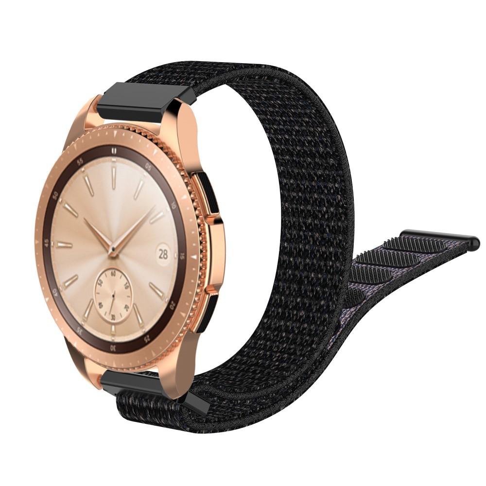 Samsung Galaxy Watch 42mm Armbånd i nylon, Sort