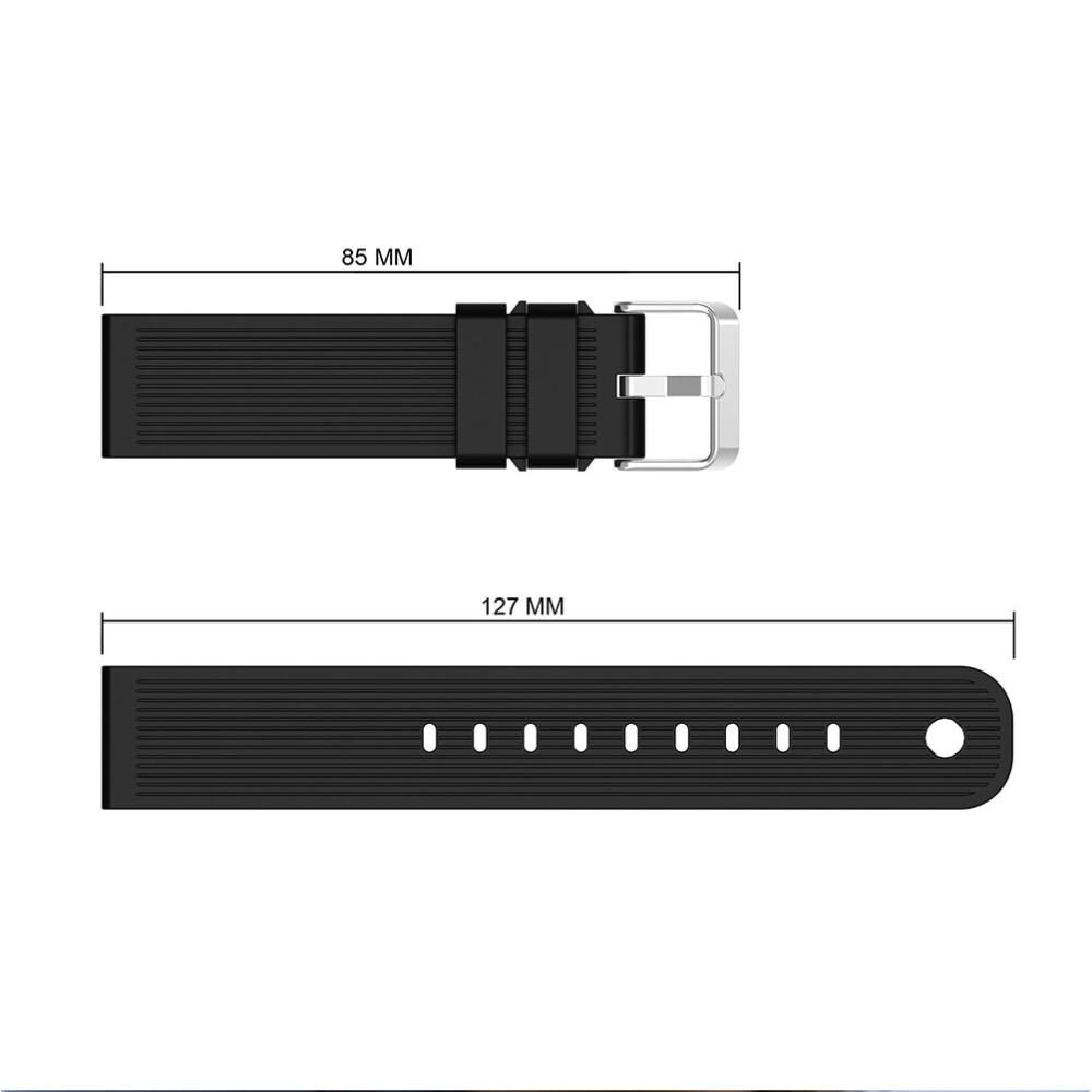 Amazfit GTS/GTS 2 Armbånd i silikone, Sort