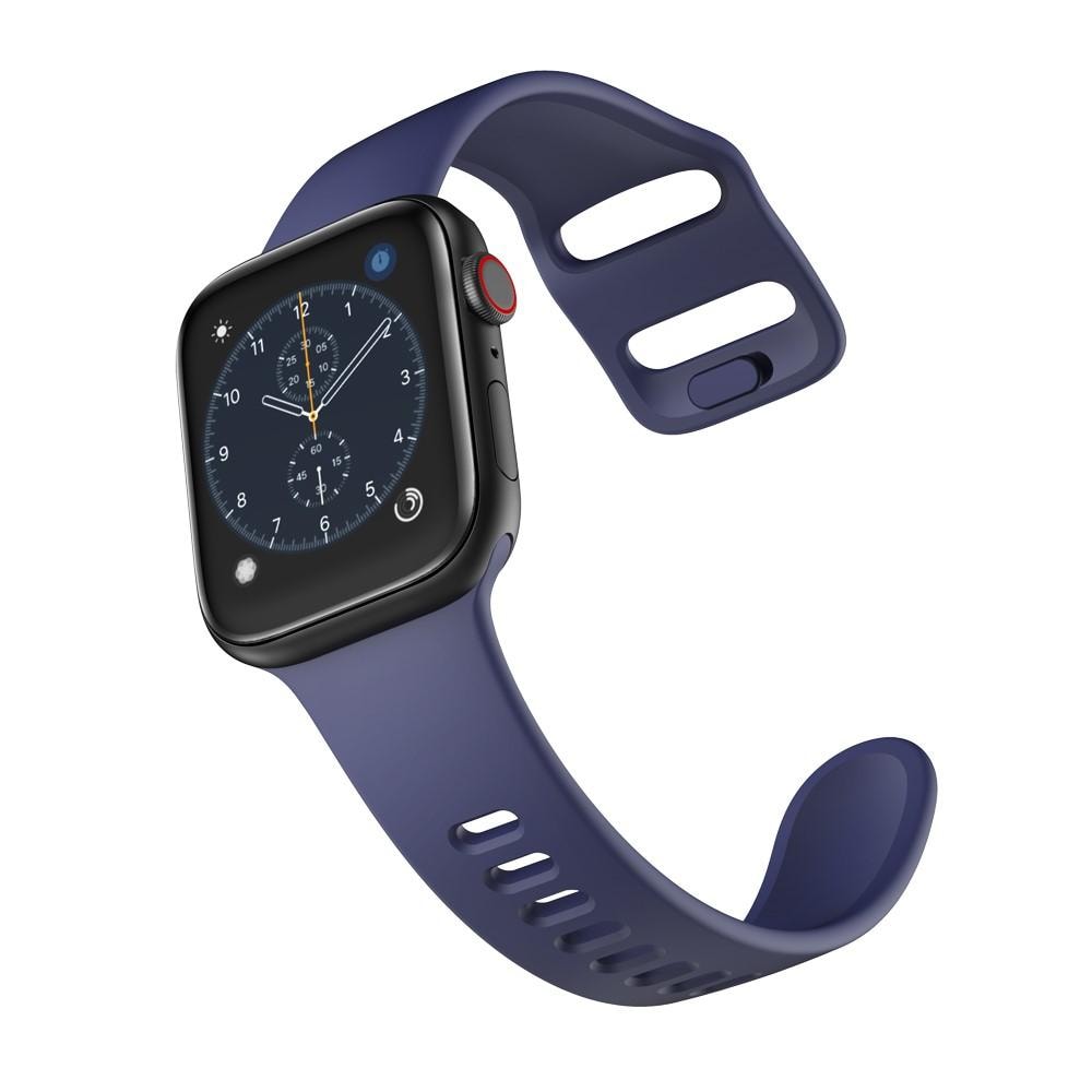 Apple Watch Series 4-6 40mm Armbånd i silikone, Blå