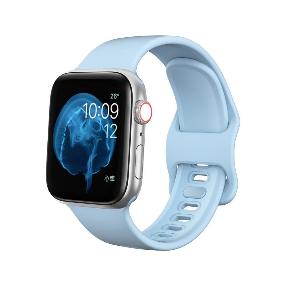 Apple Watch Series 9 41mm Armbånd i silikone, Blå