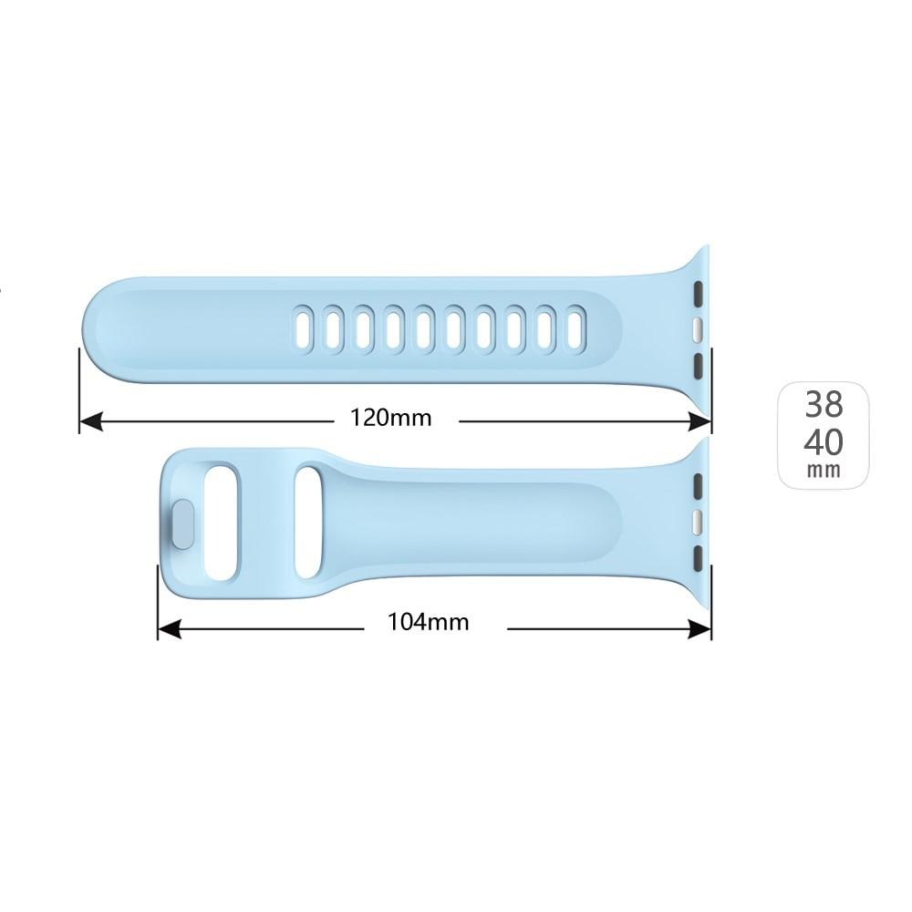 Apple Watch Series 8 41mm Armbånd i silikone, Blå