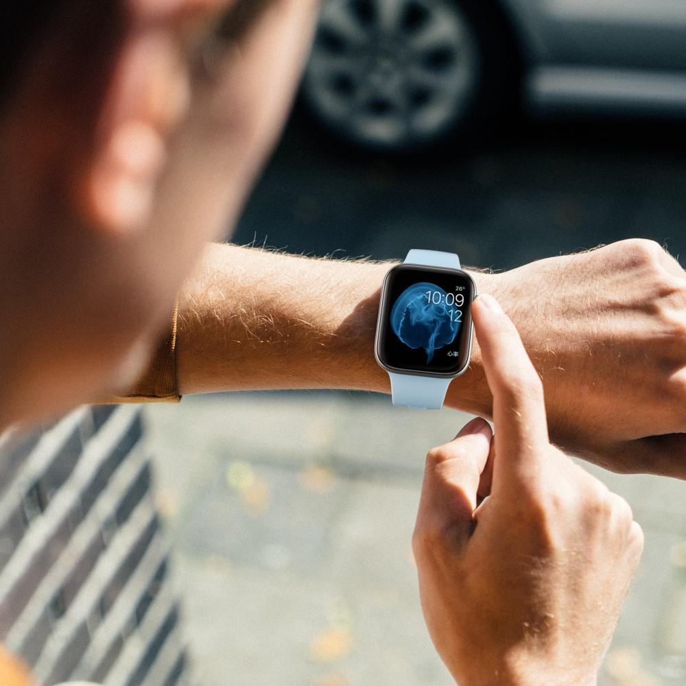 Apple Watch Series 8 41mm Armbånd i silikone, Blå