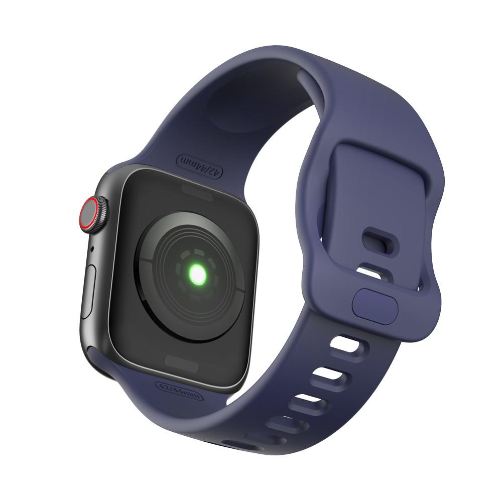 Apple Watch Series 10 46mm Armbånd i silikone, Blå