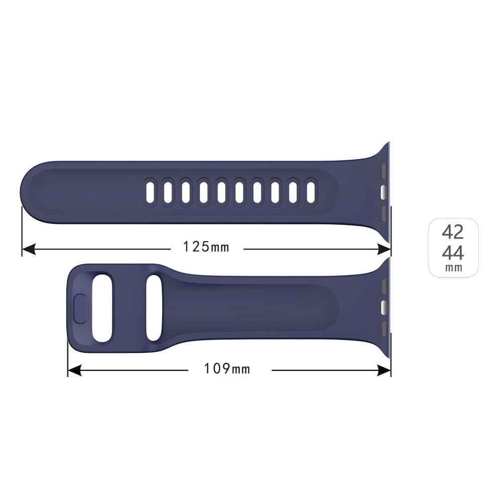 Apple Watch Series 10 46mm Armbånd i silikone, Blå
