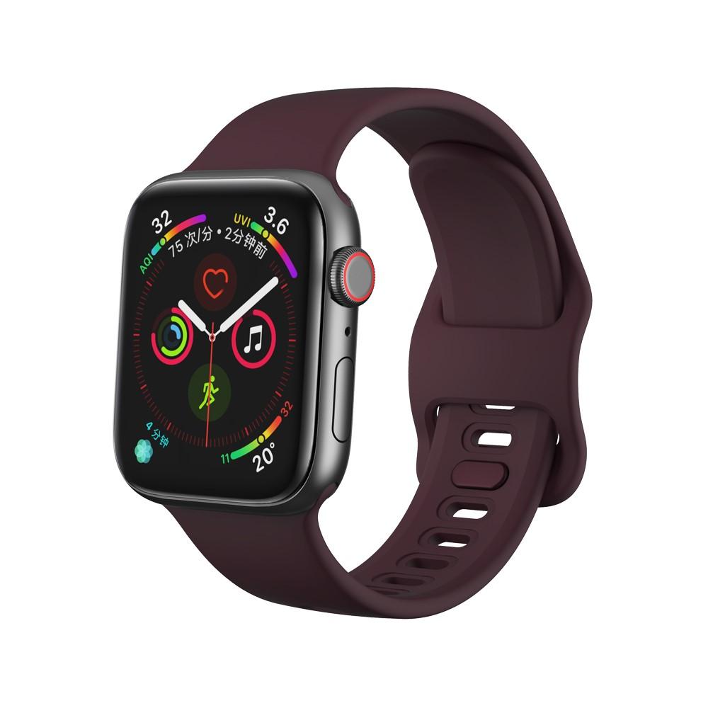 Apple Watch Series 10 46mm Armbånd i silikone, Lilla
