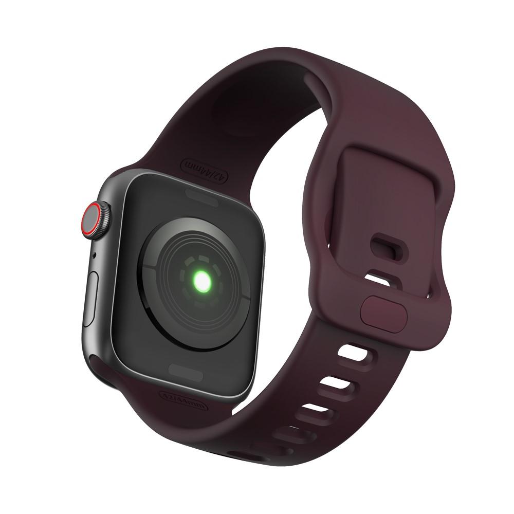 Apple Watch Series 10 46mm Armbånd i silikone, Lilla