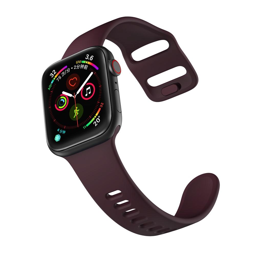 Apple Watch Series 10 46mm Armbånd i silikone, Lilla