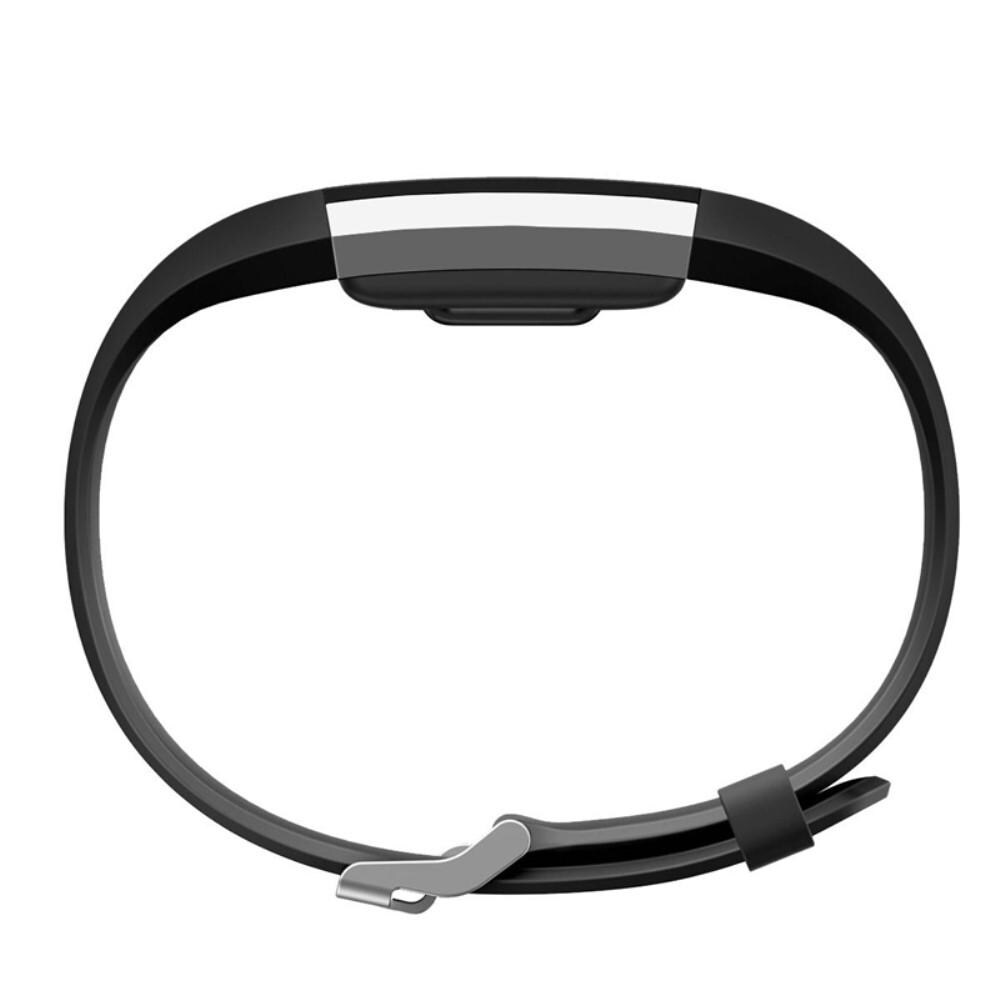 Fitbit Charge 2 Armbånd i silikone, Sort