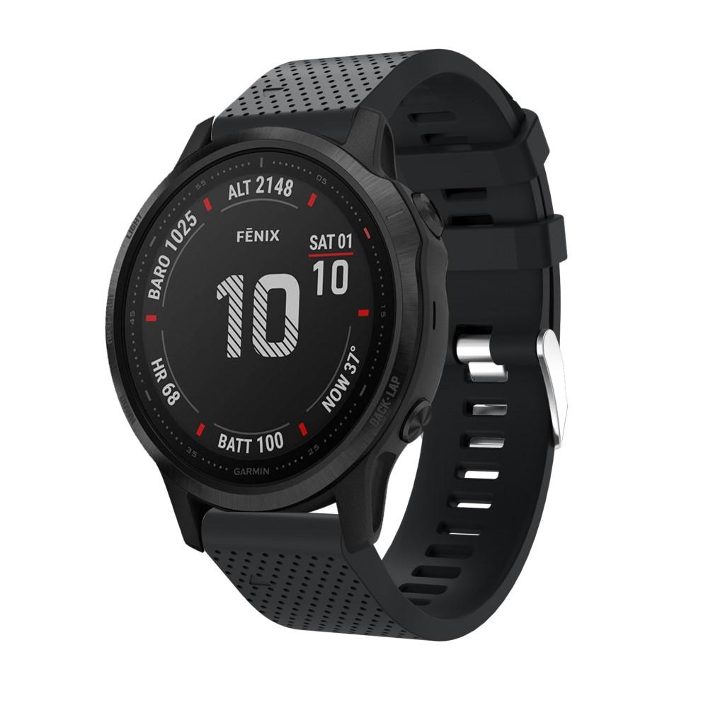 Garmin Fenix 7S Pro Armbånd i silikone, Sort