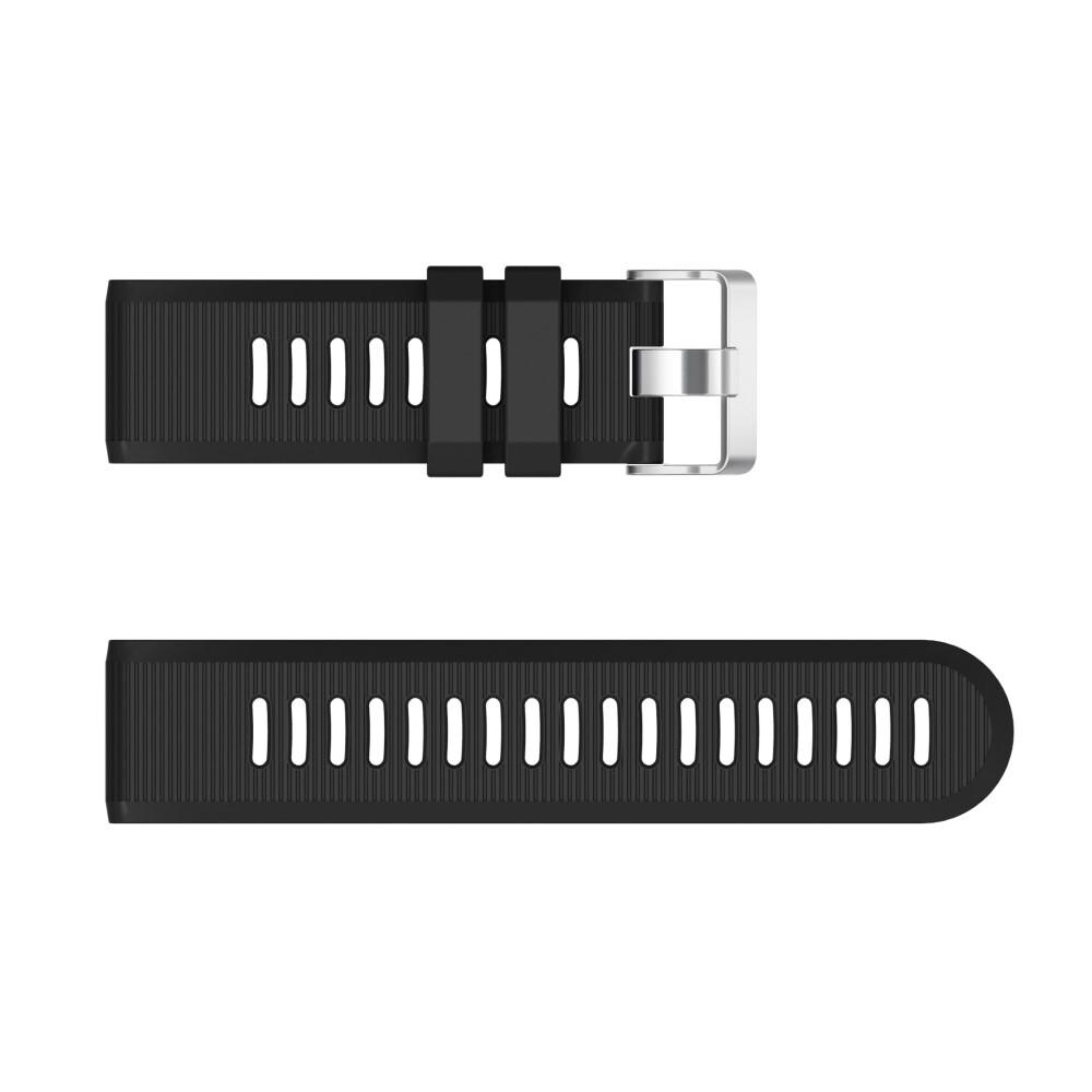 Garmin Fenix 5X Plus/Fenix 5X Armbånd i silikone, Sort