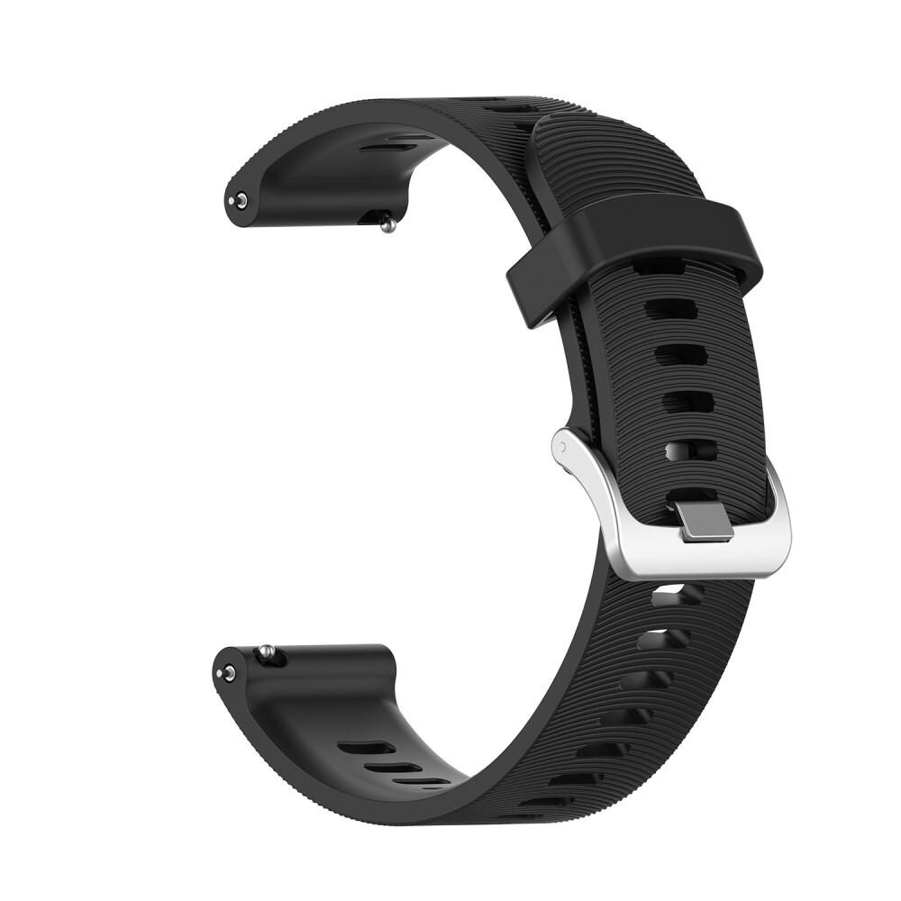 Garmin Forerunner 245 Armbånd i silikone, Sort