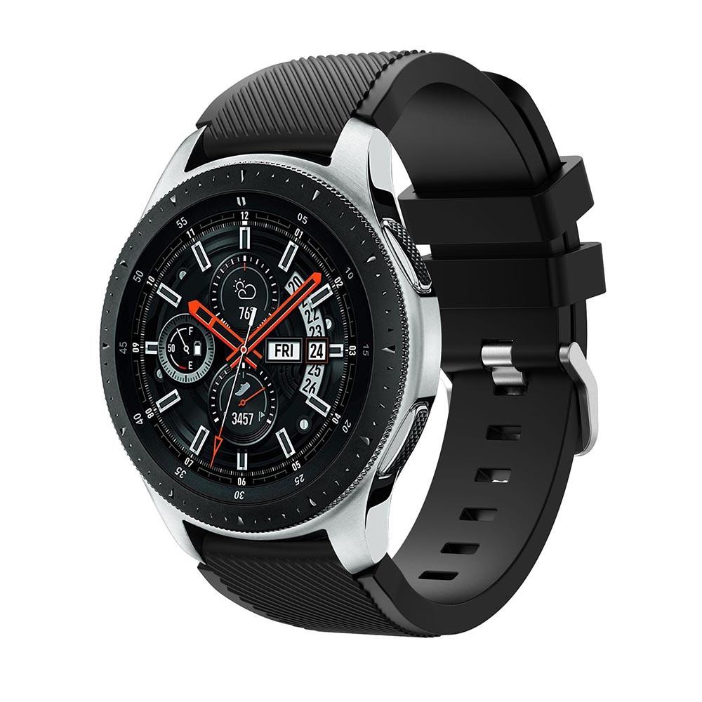 Samsung Galaxy Watch 46mm Armbånd i silikone, Sort