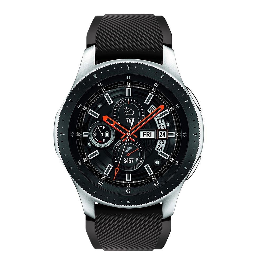 Samsung Galaxy Watch 46mm Armbånd i silikone, Sort