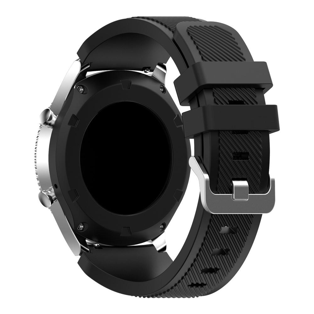 Samsung Gear S3 Frontier Armbånd i silikone, Sort