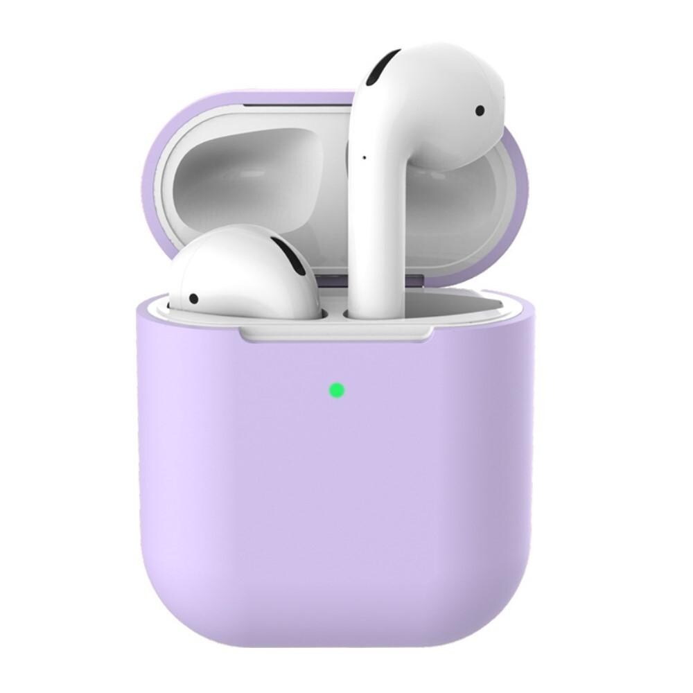 Apple AirPods Tyndt silikonecover, Lilla