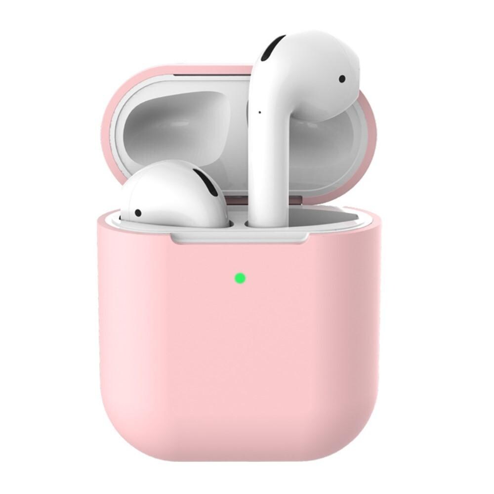 Apple AirPods Tyndt silikonecover, Lyserød