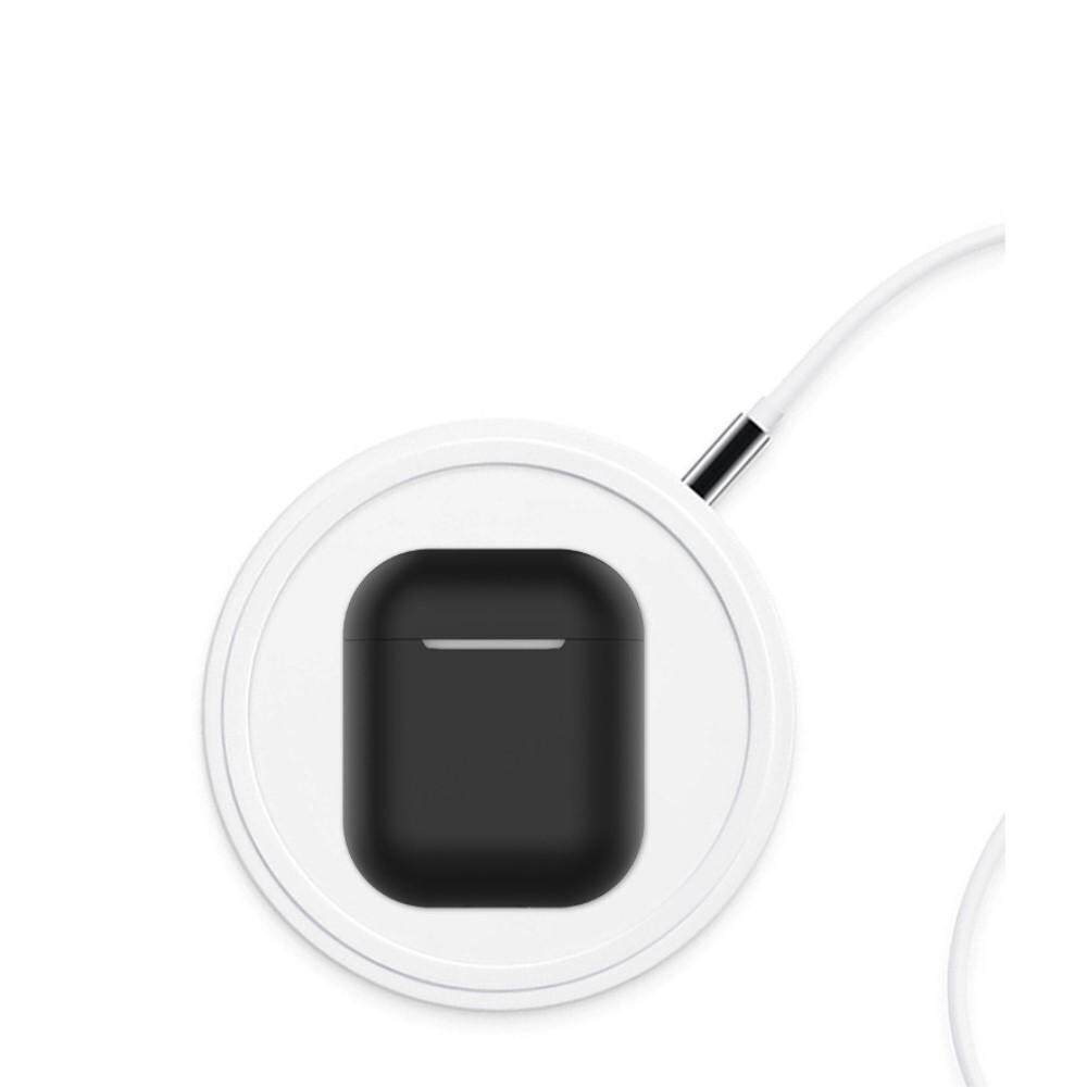 Apple AirPods Tyndt silikonecover, Sort