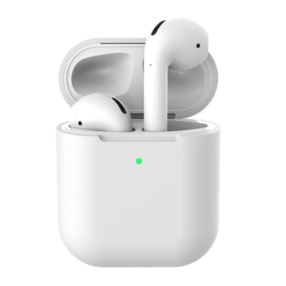 Apple AirPods Tyndt silikonecover, Hvid
