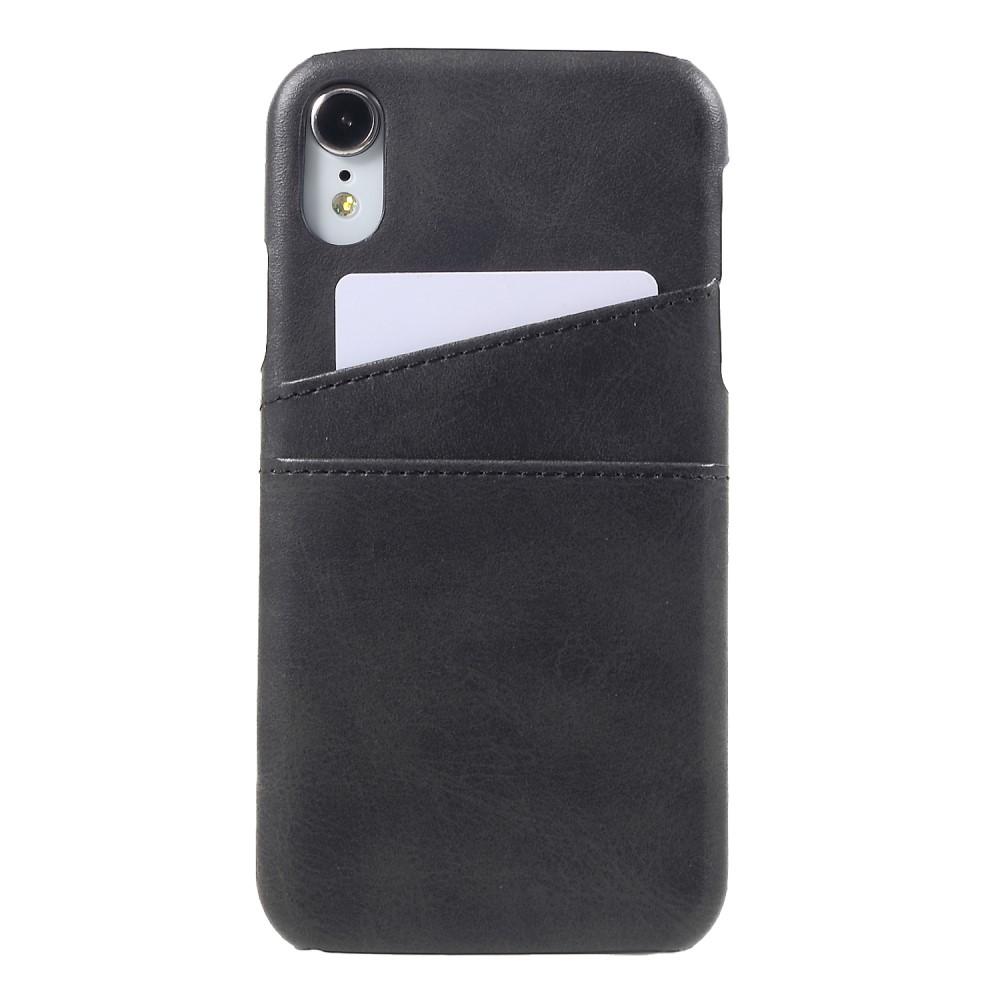 iPhone Xr Smart cover med 2 kortholdere, Sort