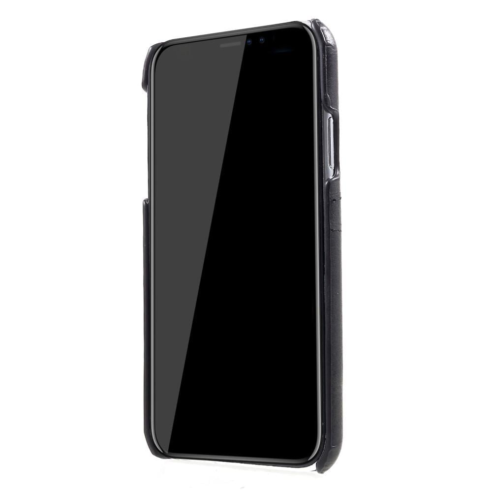 iPhone Xr Smart cover med 2 kortholdere, Sort