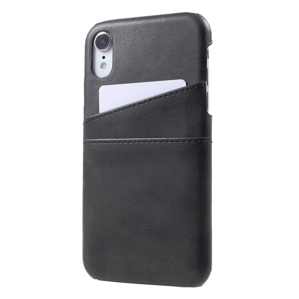 iPhone Xr Smart cover med 2 kortholdere, Sort