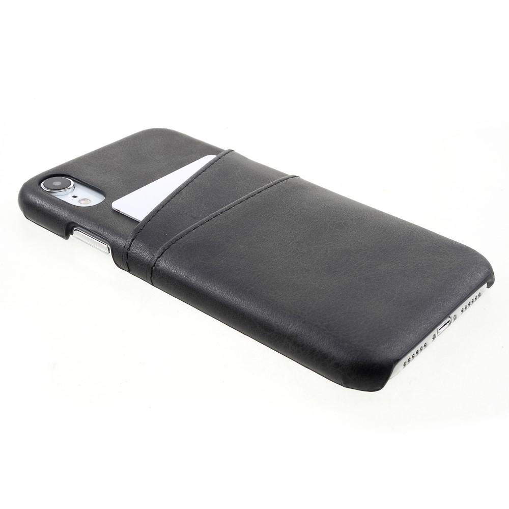 iPhone Xr Smart cover med 2 kortholdere, Sort