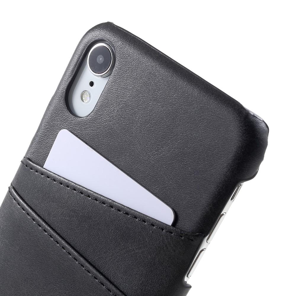 iPhone Xr Smart cover med 2 kortholdere, Sort