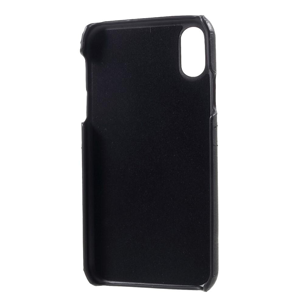 iPhone Xr Smart cover med 2 kortholdere, Sort