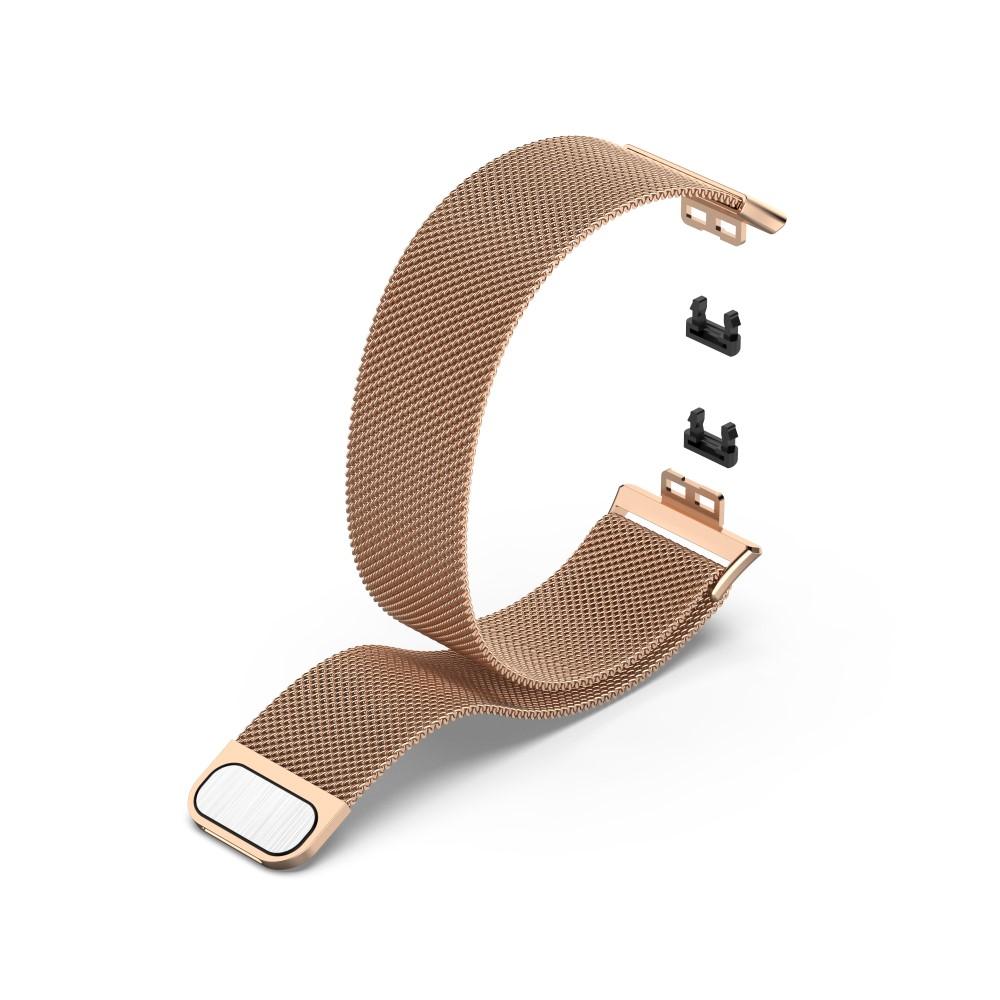 Huawei Watch Fit Armbånd Milanese Loop, Rose guld
