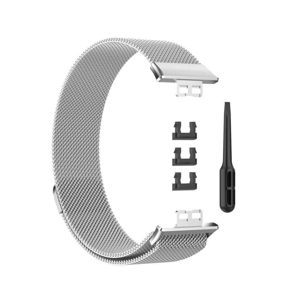 Huawei Watch Fit Armbånd Milanese Loop, Sølv