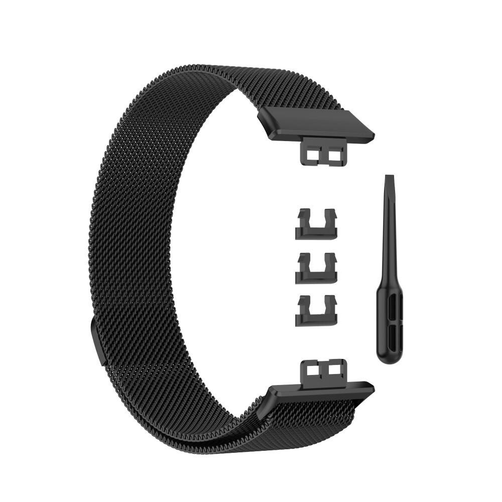 Huawei Watch Fit Armbånd Milanese Loop, Sort