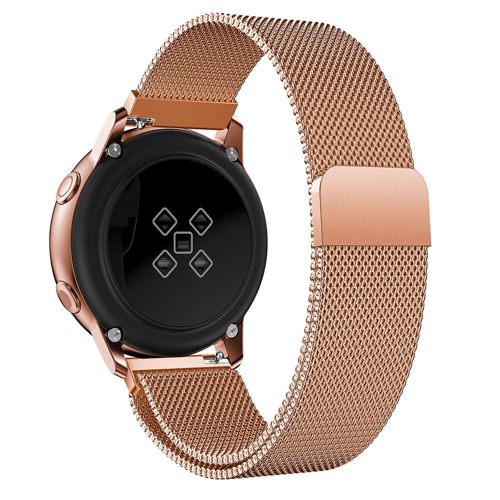 Huawei Watch GT 3 42mm/Watch GT 2 42mm Armbånd Milanese Loop, Rose guld