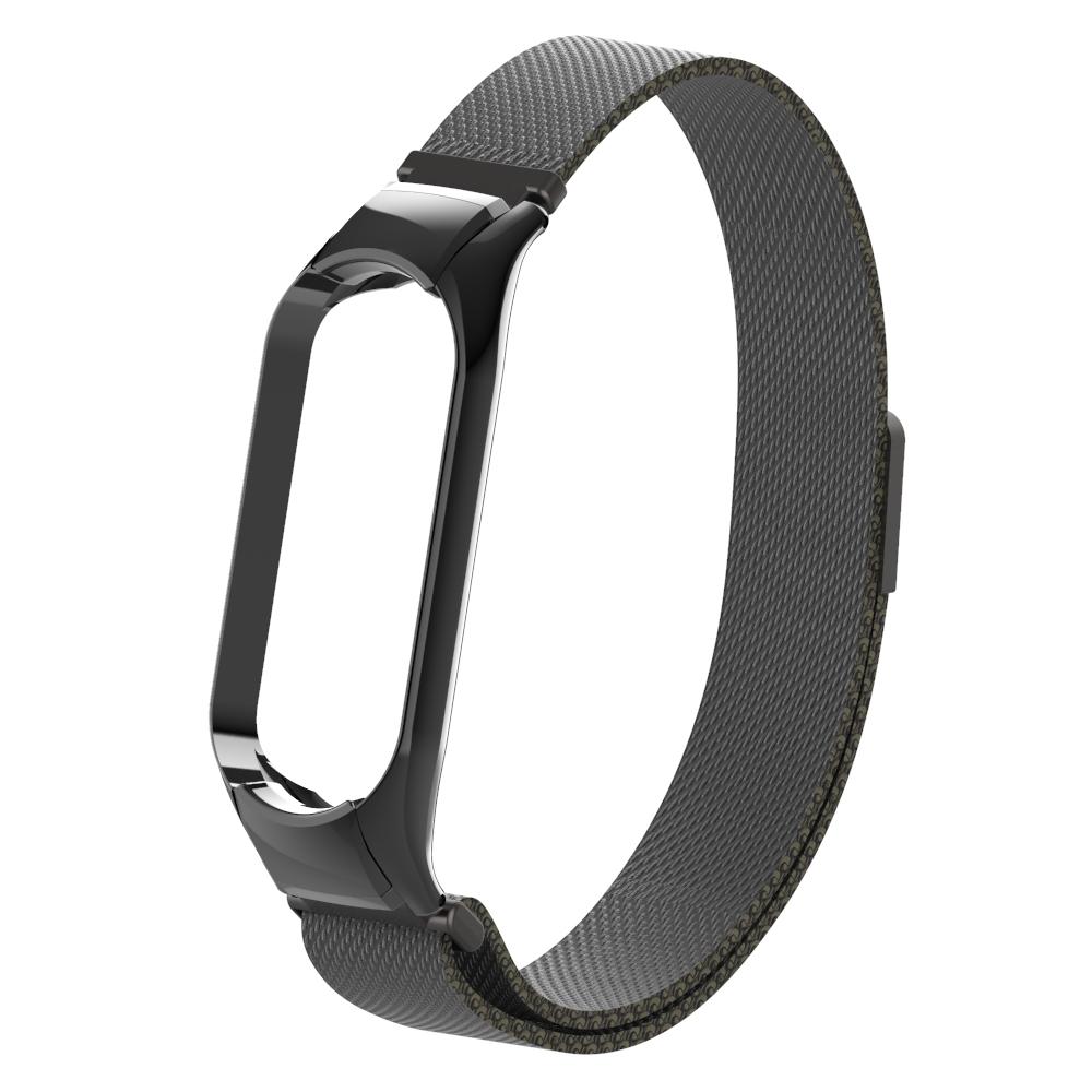 Xiaomi Mi Band 5/Mi Band 6 Armbånd Milanese Loop, Sort